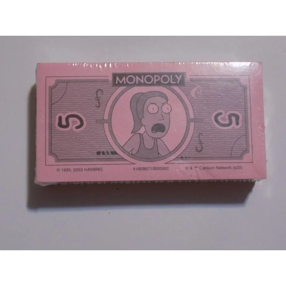 Monopoly Rick and Morty Edition Game Set of Flurbo Money (New) Sealed - Picture 3 of 3